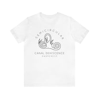 Semicircular Canal Dehiscence Awareness Awareness Bella Canvas Unisex Jersey Short Sleeve Tee