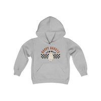 Happy Haunts Gildan Youth Heavy Blend Hooded Sweatshirt