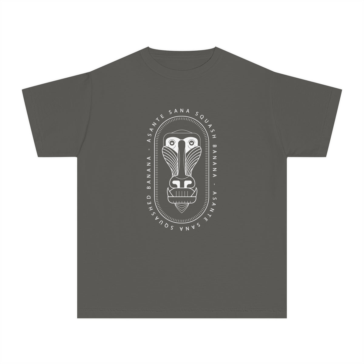 Asante Sana Squashed Banana Comfort Colors Youth Midweight Tee