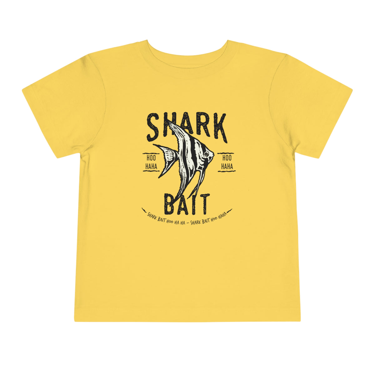 Shark Bait Hoo Haha Bella Canvas Toddler Short Sleeve Tee