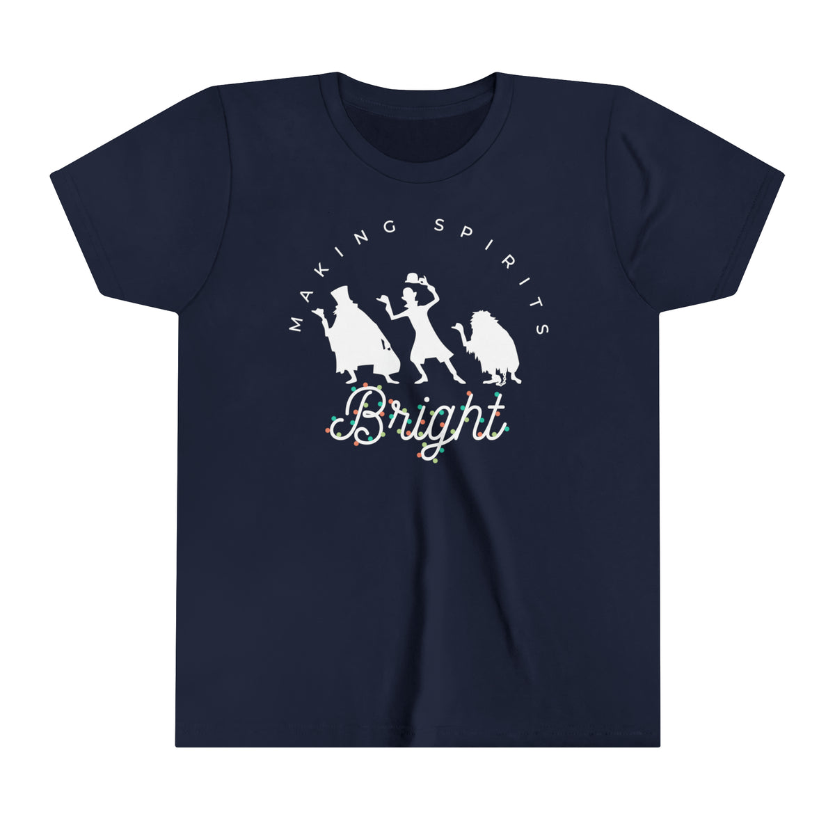 Making Spirits Bright Bella Canvas Youth Short Sleeve Tee