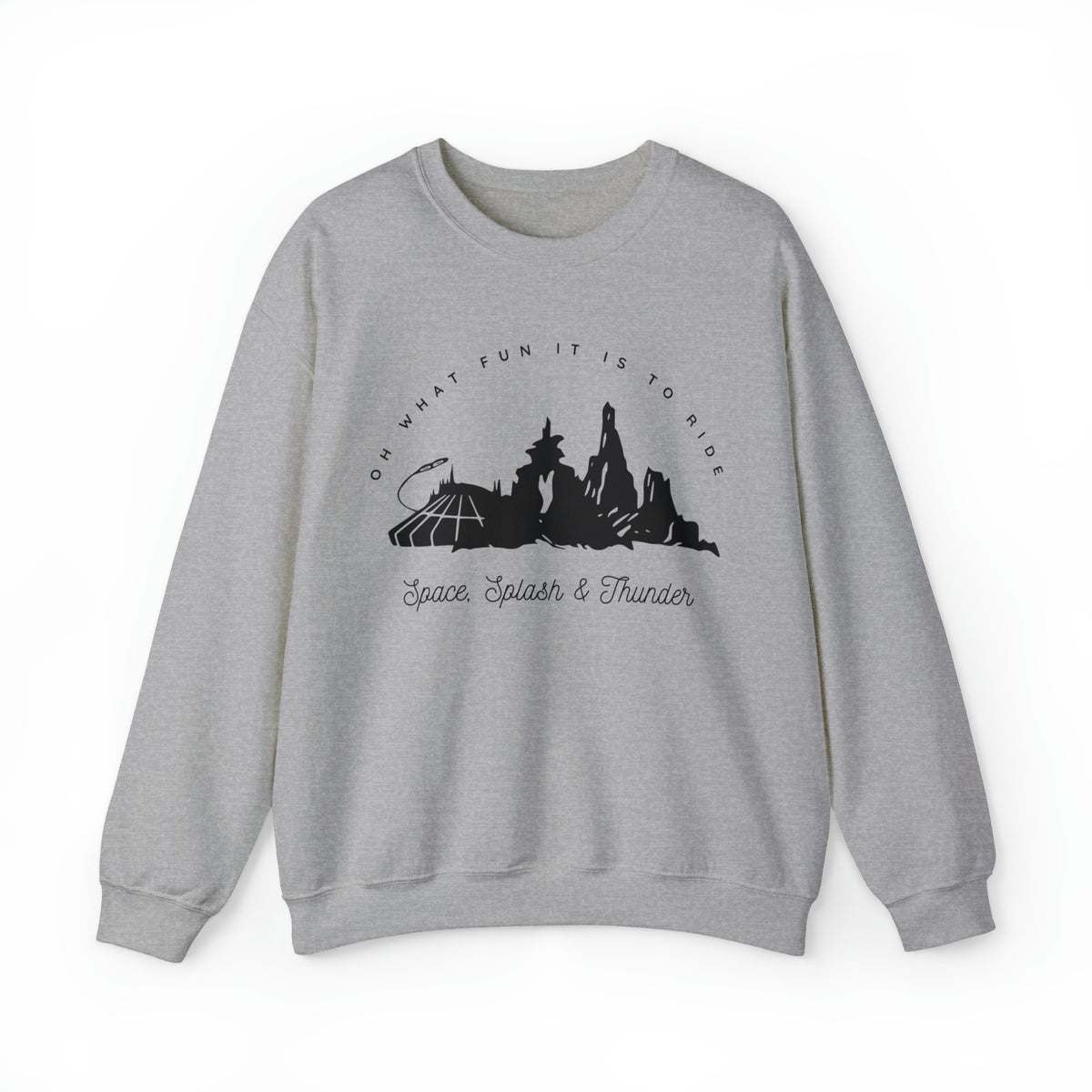 Oh What Fun It Is To Ride Gildan Unisex Heavy Blend™ Crewneck Sweatshirt