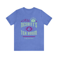 Mrs. Nesbitt’s Tea House Mint & Lavender Bella Canvas Unisex Jersey Short Sleeve Tee