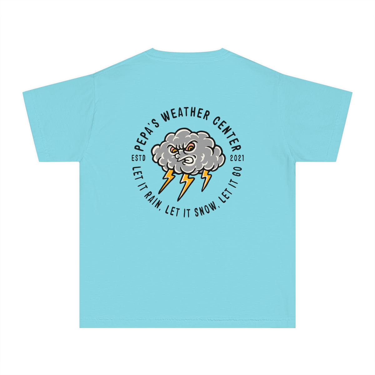 Pepa's Weather Center Comfort Colors Youth Midweight Tee