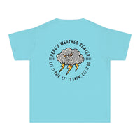 Pepa's Weather Center Comfort Colors Youth Midweight Tee