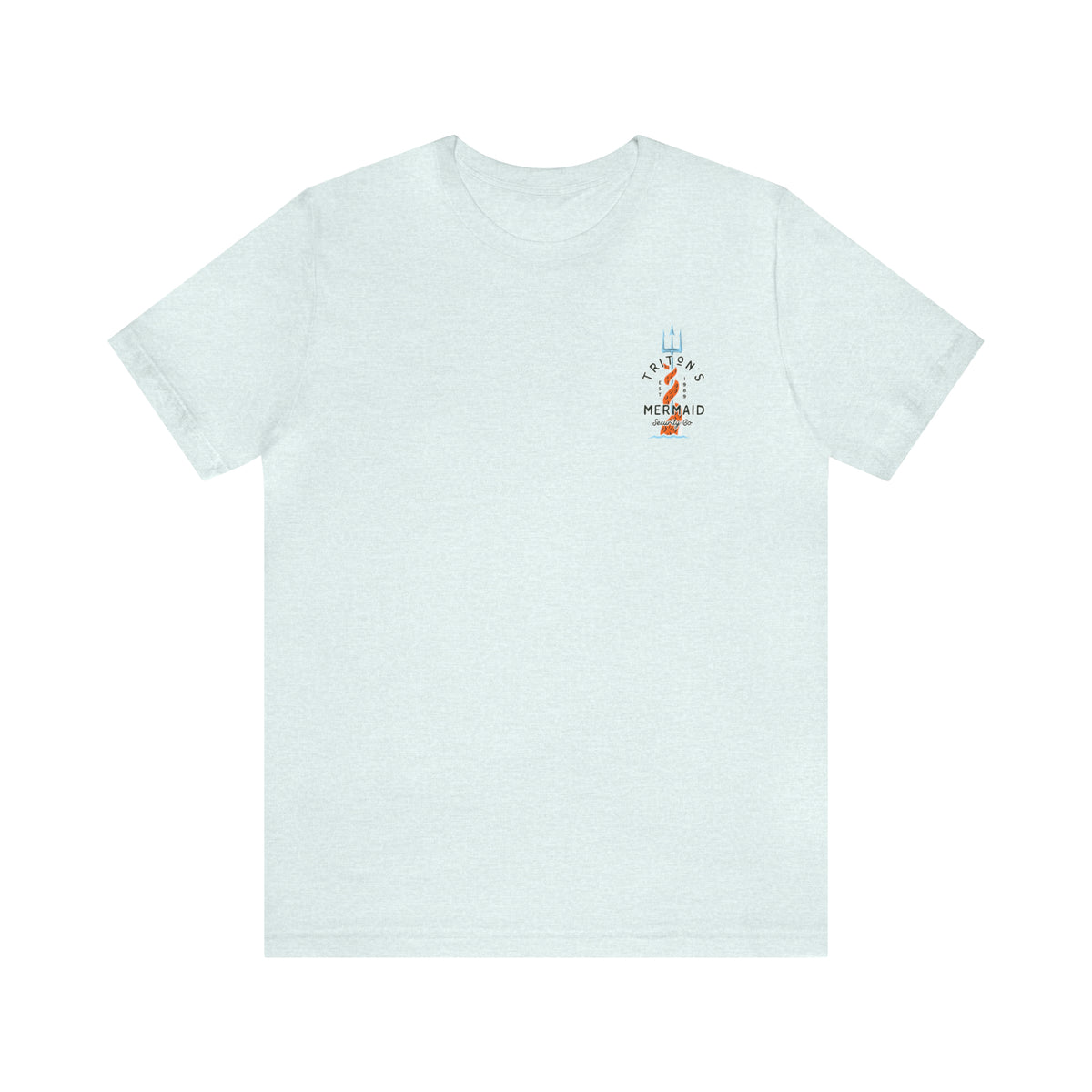 Triton's Mermaid Security Bella Canvas Unisex Jersey Short Sleeve Tee