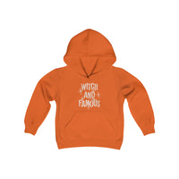 Witch and Famous Gildan Youth Heavy Blend Hooded Sweatshirt