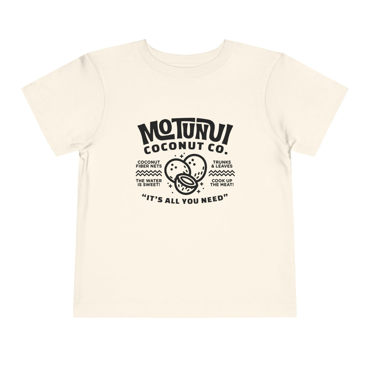 Motunui Coconut Co Bella Canvas Toddler Short Sleeve Tee