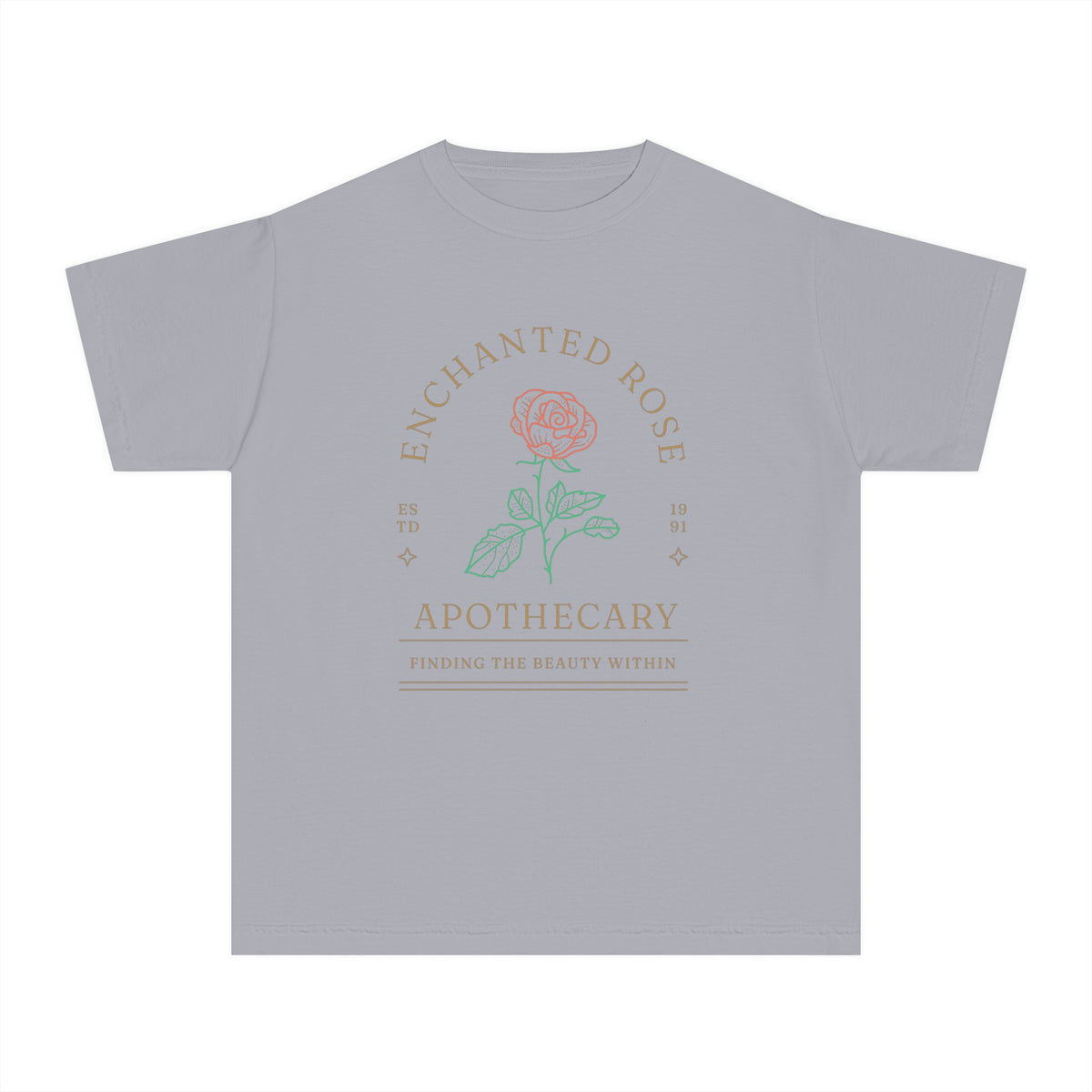 Enchanted Rose Apothecary Comfort Colors Youth Midweight Tee