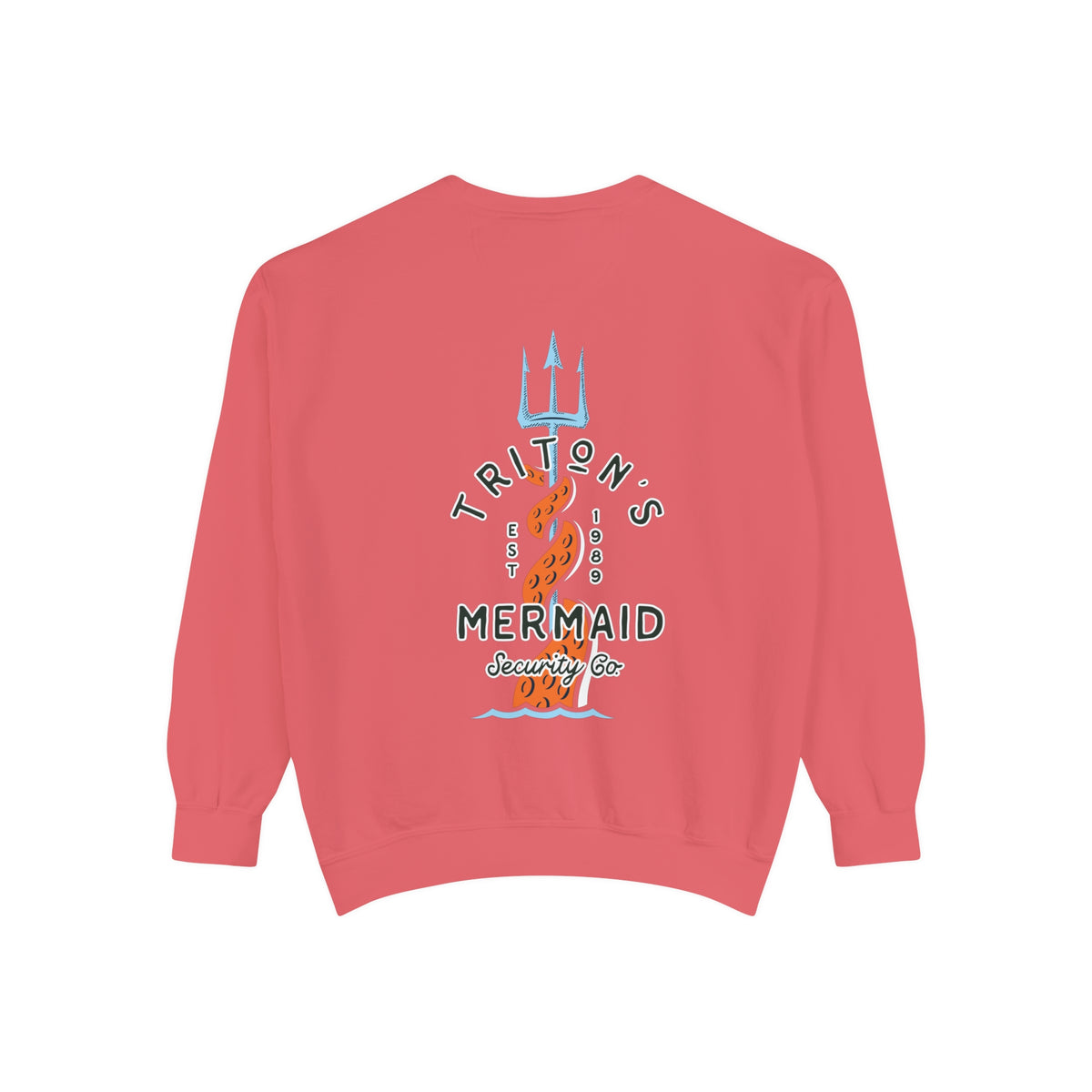 Triton's Mermaid Security Comfort Colors Unisex Garment-Dyed Sweatshirt