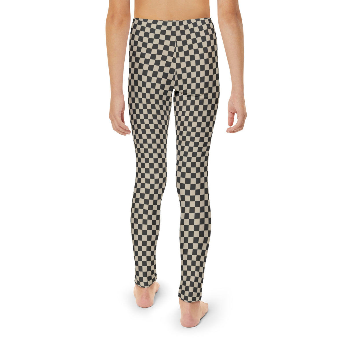Checked Youth Full-Length Leggings