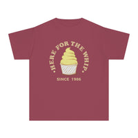 Here For The Whip Comfort Colors Youth Midweight Tee