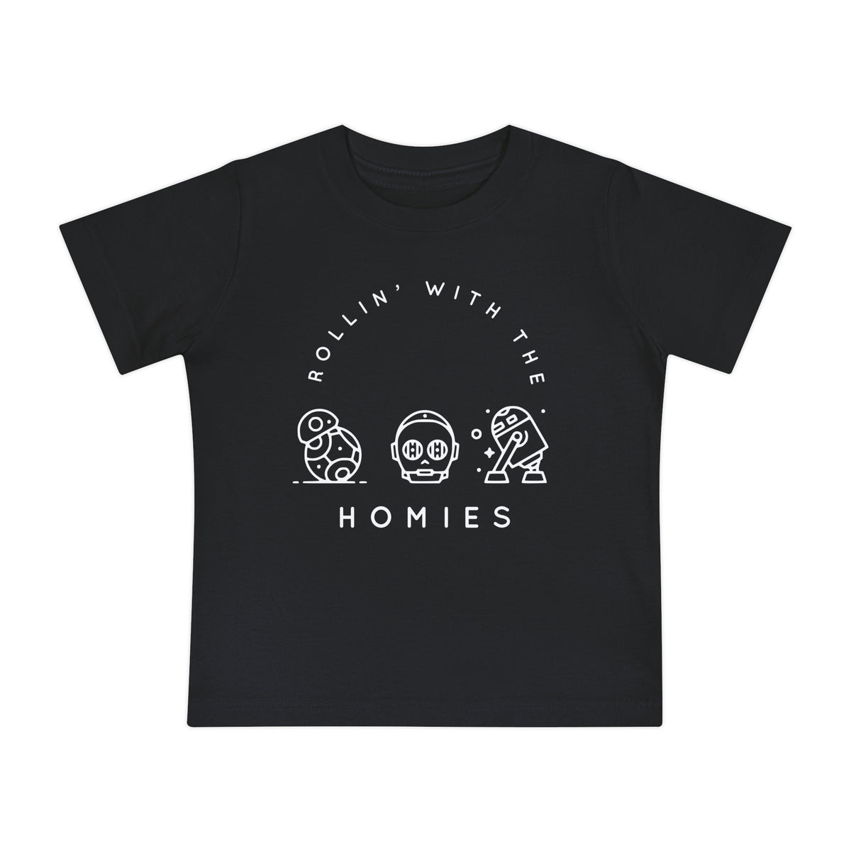 Rollin’ With The Homies Bella Canvas Baby Short Sleeve T-Shirt
