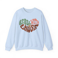 Rebel With A Cause Unisex Heavy Blend™ Crewneck Sweatshirt