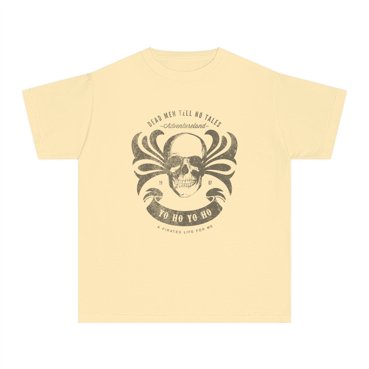 Dead Men Tell No Tales Comfort Colors Youth Midweight Tee