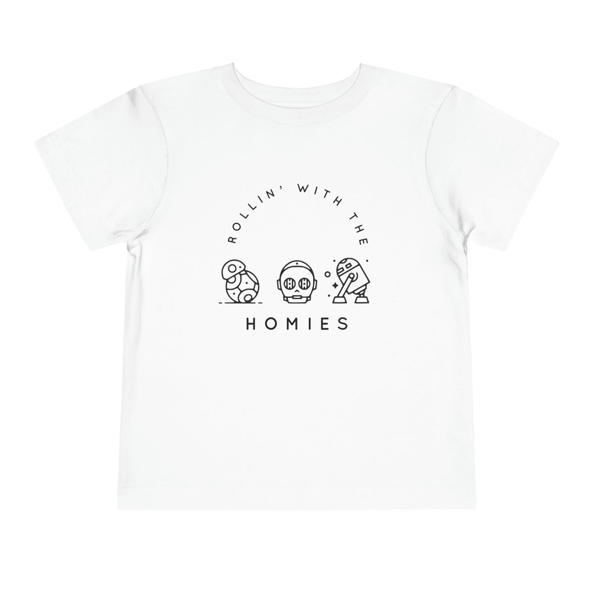 Rollin’ With The Homies Bella Canvas Toddler Short Sleeve Tee