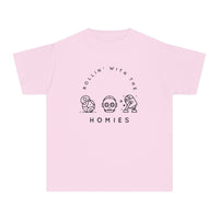 Rollin’ With The Homies Comfort Colors Youth Midweight Tee