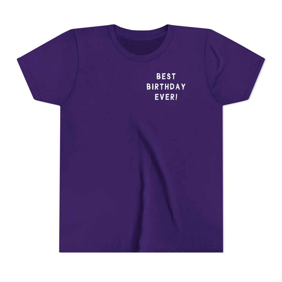 Best Birthday Ever Bella Canvas Youth Short Sleeve Tee