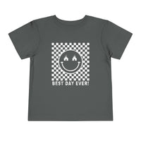 Best Day Ever Bella Canvas Toddler Short Sleeve Tee