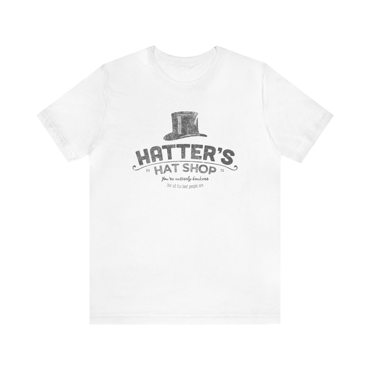 Hatter's Hat Shop Bella Canvas Unisex Jersey Short Sleeve Tee