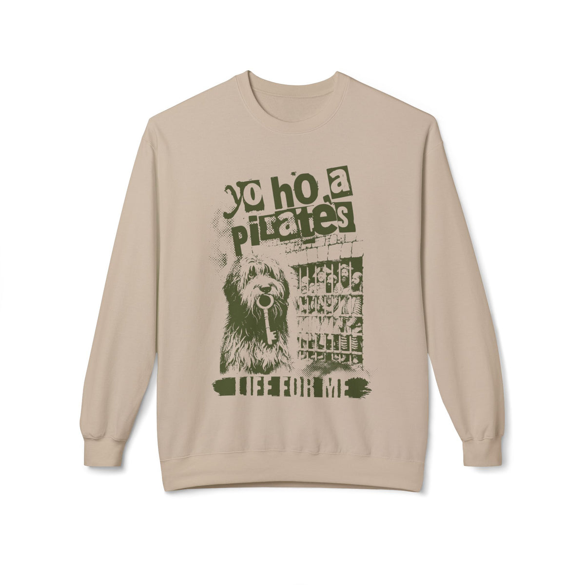 Yo Ho A Pirate's Life for Me Gildan Unisex Softstyle® Crewneck Sweatshirt