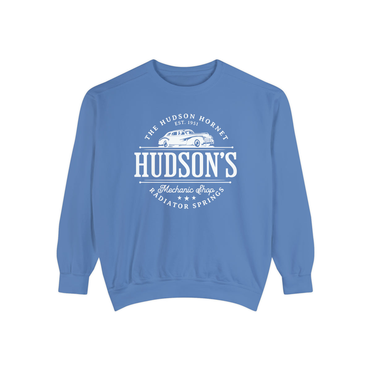 Hudson's Mechanic Shop Comfort Colors Unisex Garment-Dyed Sweatshirt