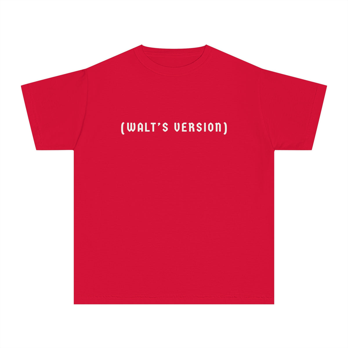 Walt's Version Comfort Colors Youth Midweight Tee