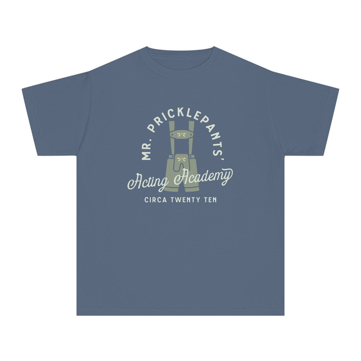 Mr. Pricklepants’ Acting Academy Comfort Colors Youth Midweight Tee