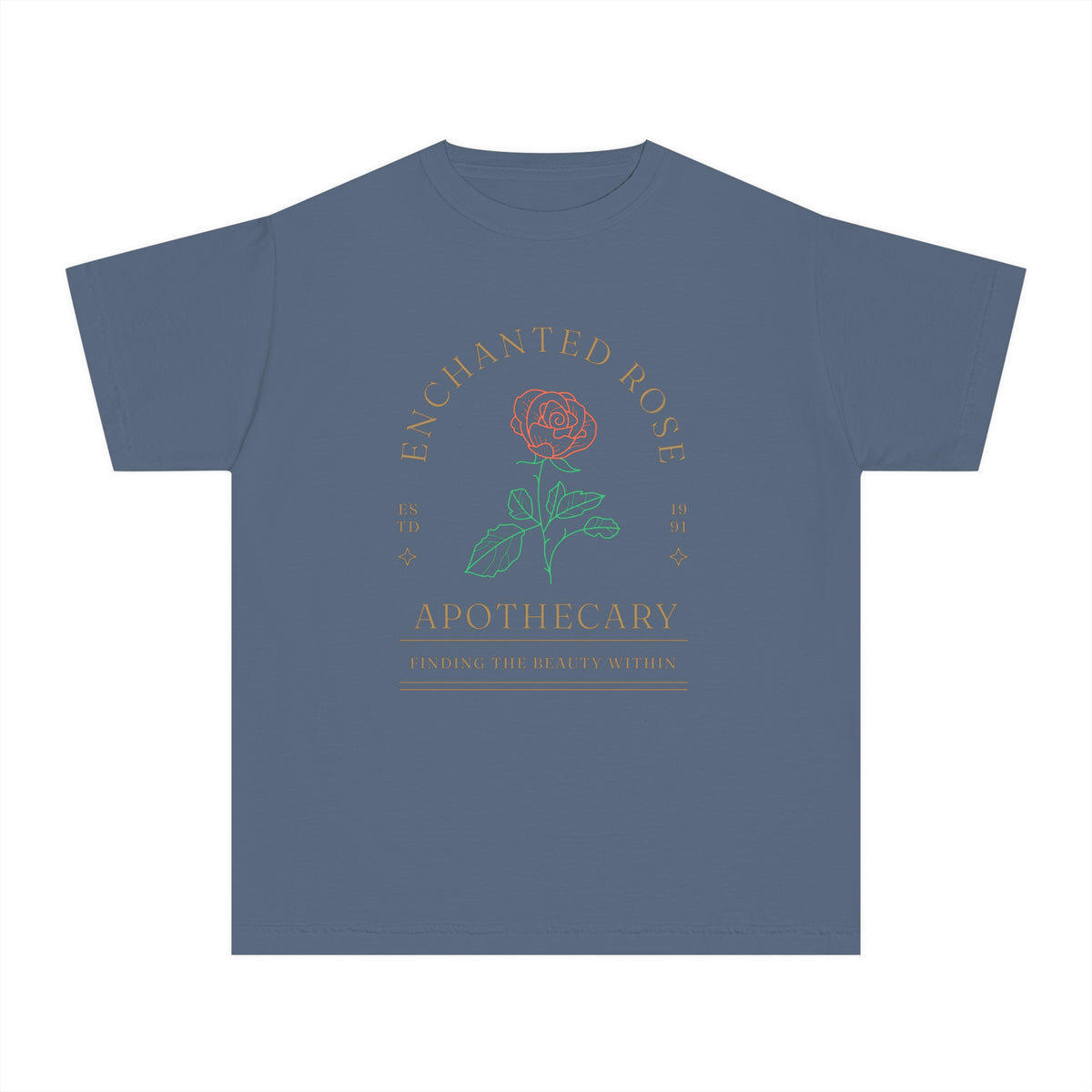 Enchanted Rose Apothecary Comfort Colors Youth Midweight Tee
