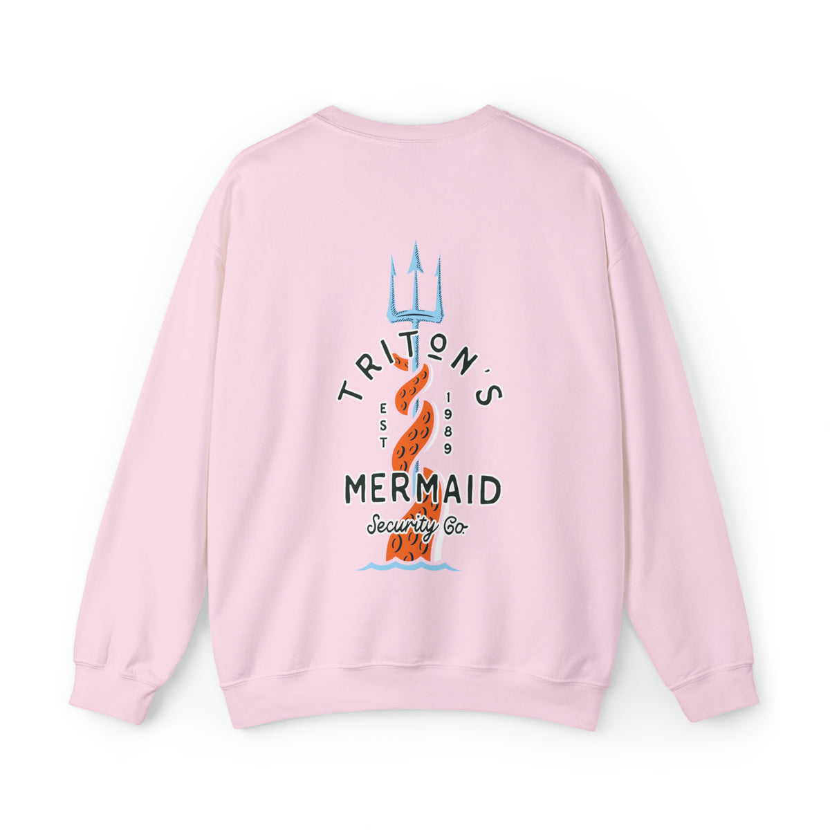 Triton's Mermaid Security Gildan Unisex Heavy Blend™ Crewneck Sweatshirt