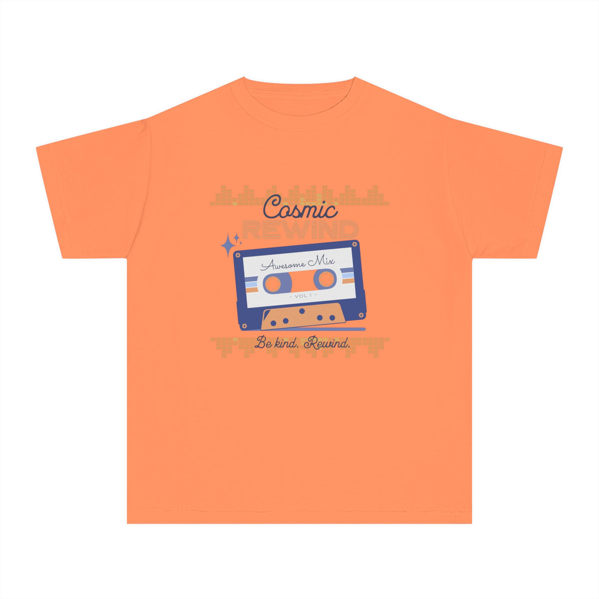 Cosmic Rewind Comfort Colors Youth Midweight Tee