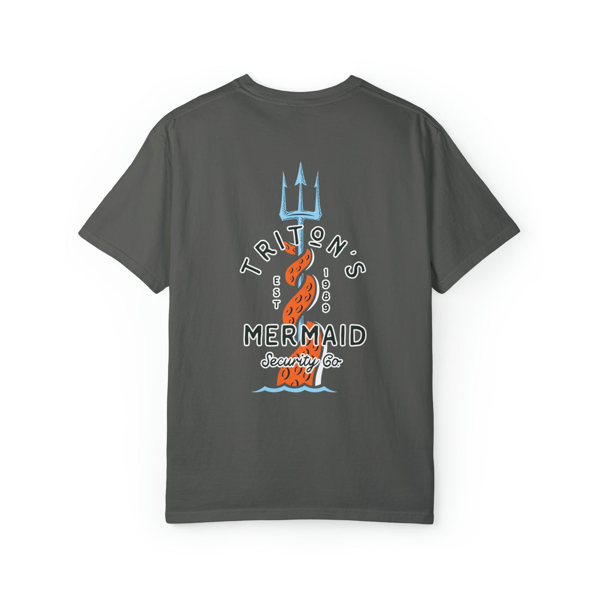 Triton's Mermaid Security Comfort Colors Unisex Garment-Dyed T-shirt