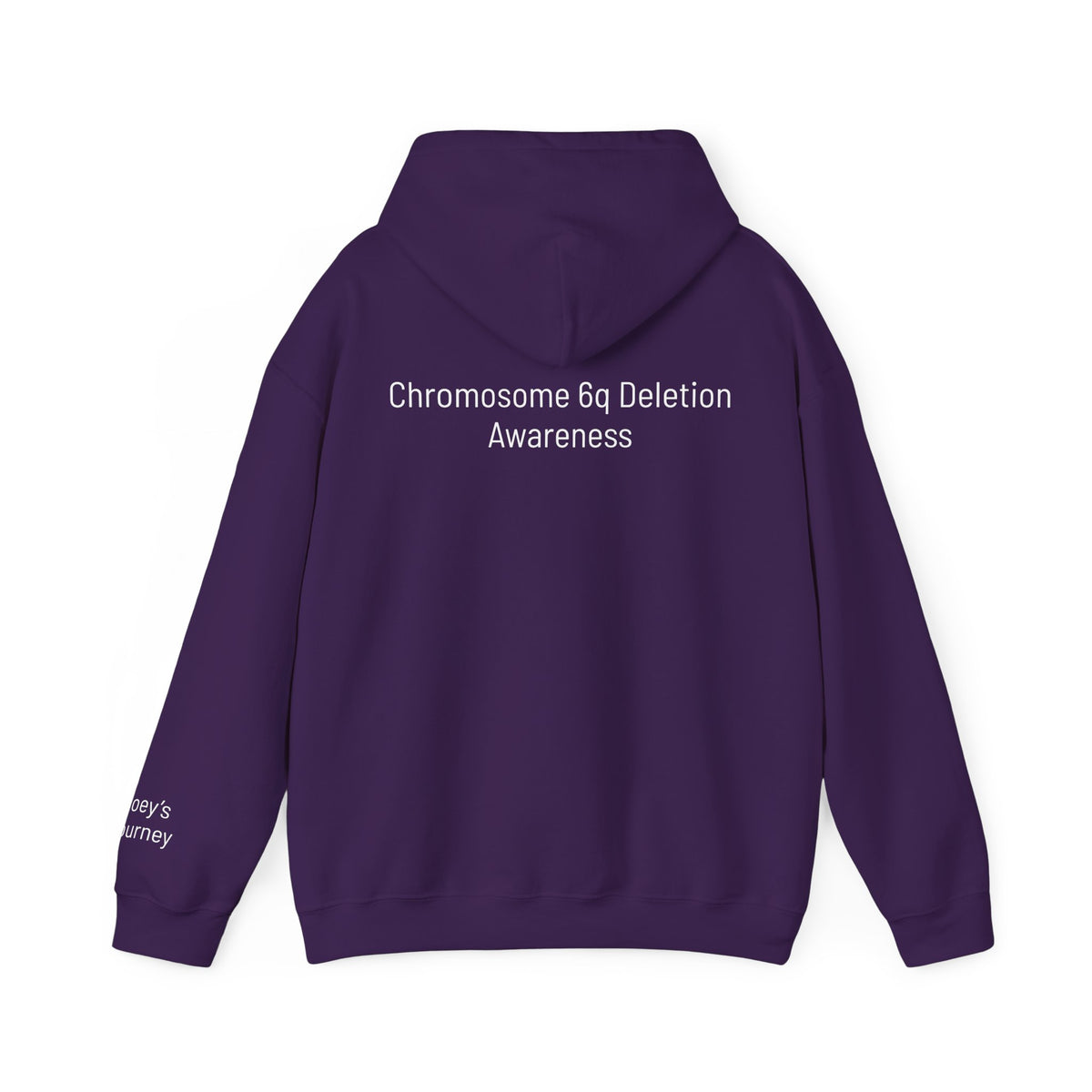 Joey's Journey Chromosome 6q Deletion Awareness Gildan Unisex Heavy Blend™ Hooded Sweatshirt