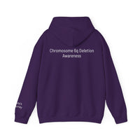 Joey's Journey Chromosome 6q Deletion Awareness Gildan Unisex Heavy Blend™ Hooded Sweatshirt