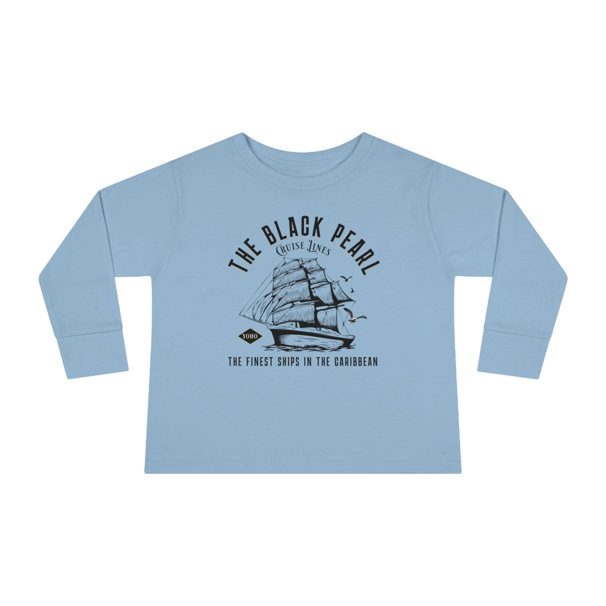 Black Pearl Cruise Lines Rabbit Skins Toddler Long Sleeve Tee
