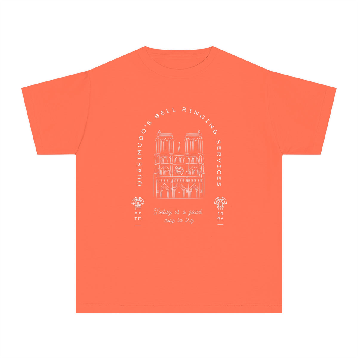 Quasimodo's Bell Ringing Services Comfort Colors Youth Midweight Tee