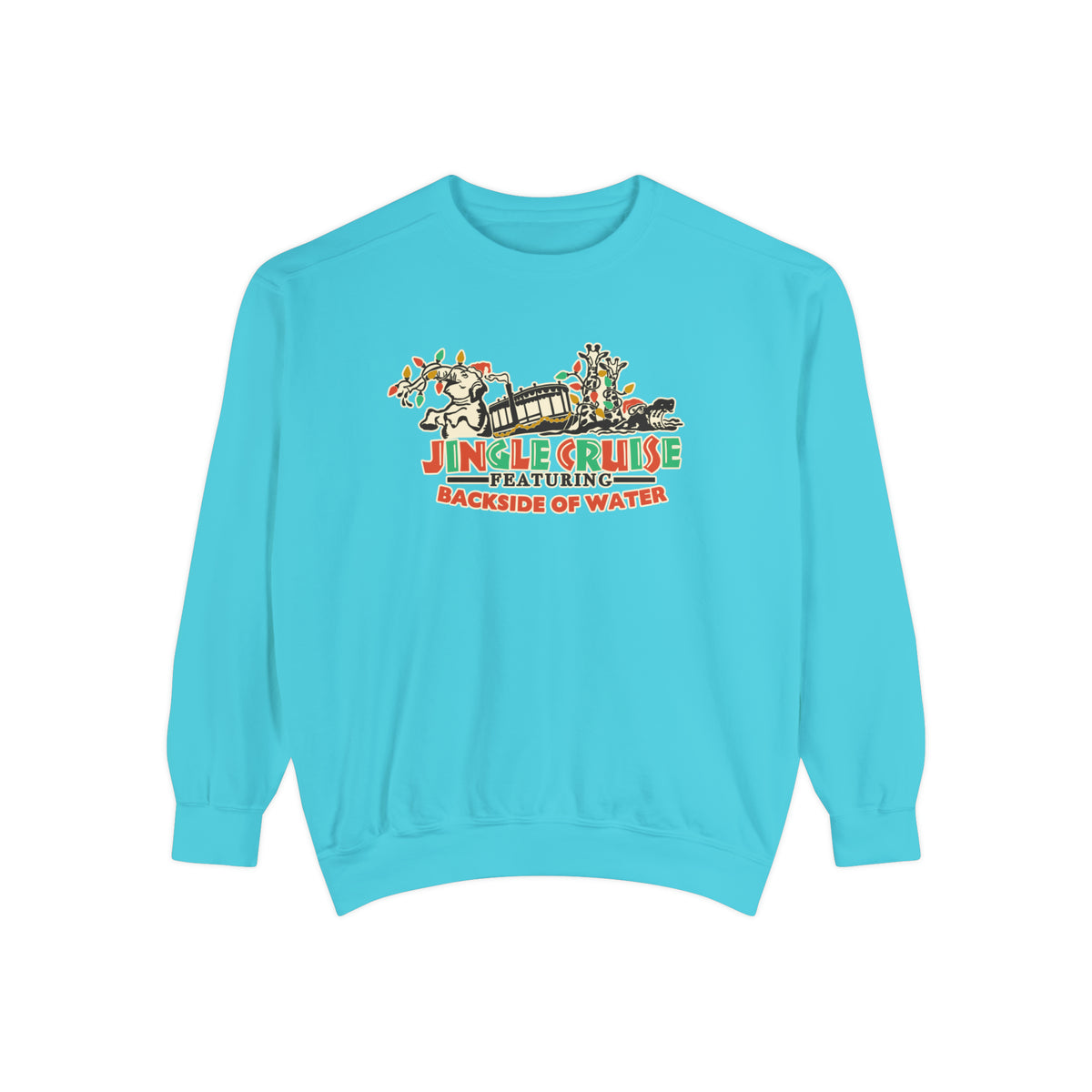 Jingle Cruise Comfort Colors Unisex Garment-Dyed Sweatshirt