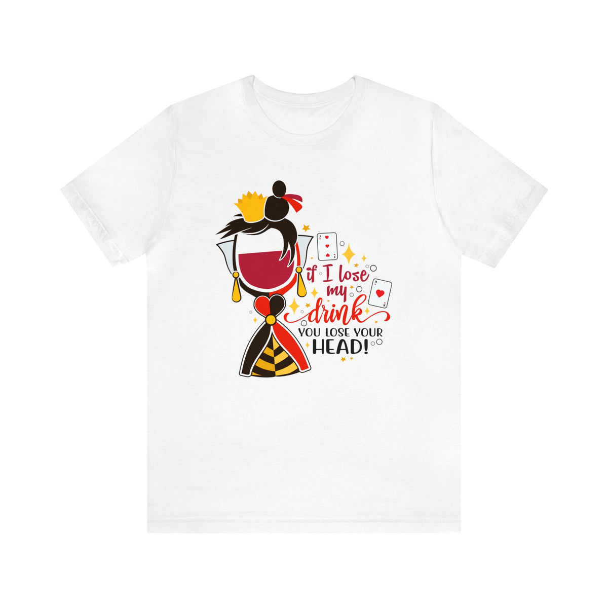 Queen Of Hearts Bella Canvas Unisex Jersey Short Sleeve Tee