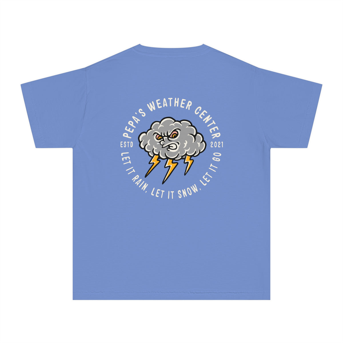 Pepa's Weather Center Comfort Colors Youth Midweight Tee