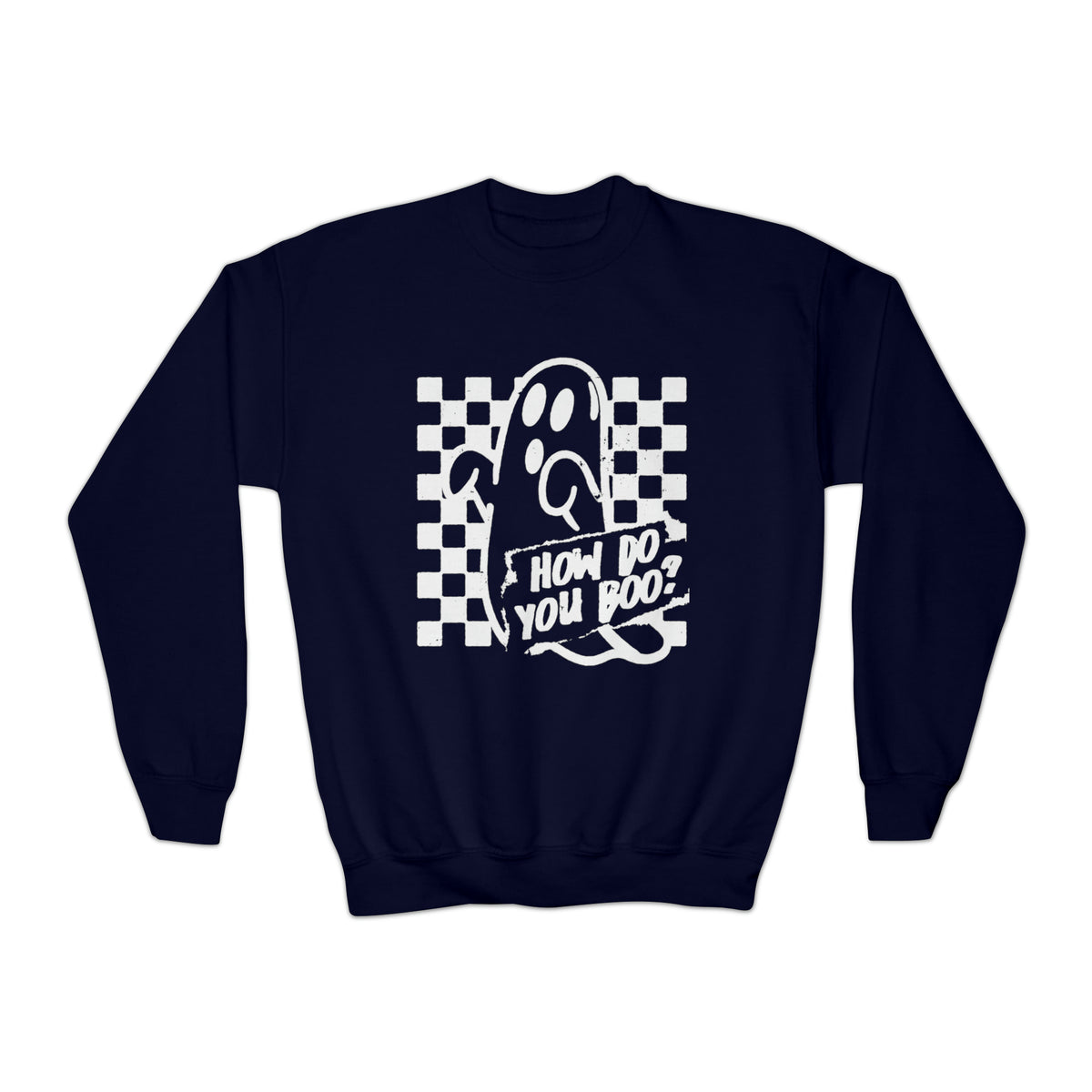 How Do You Boo? Gildan Youth Crewneck Sweatshirt