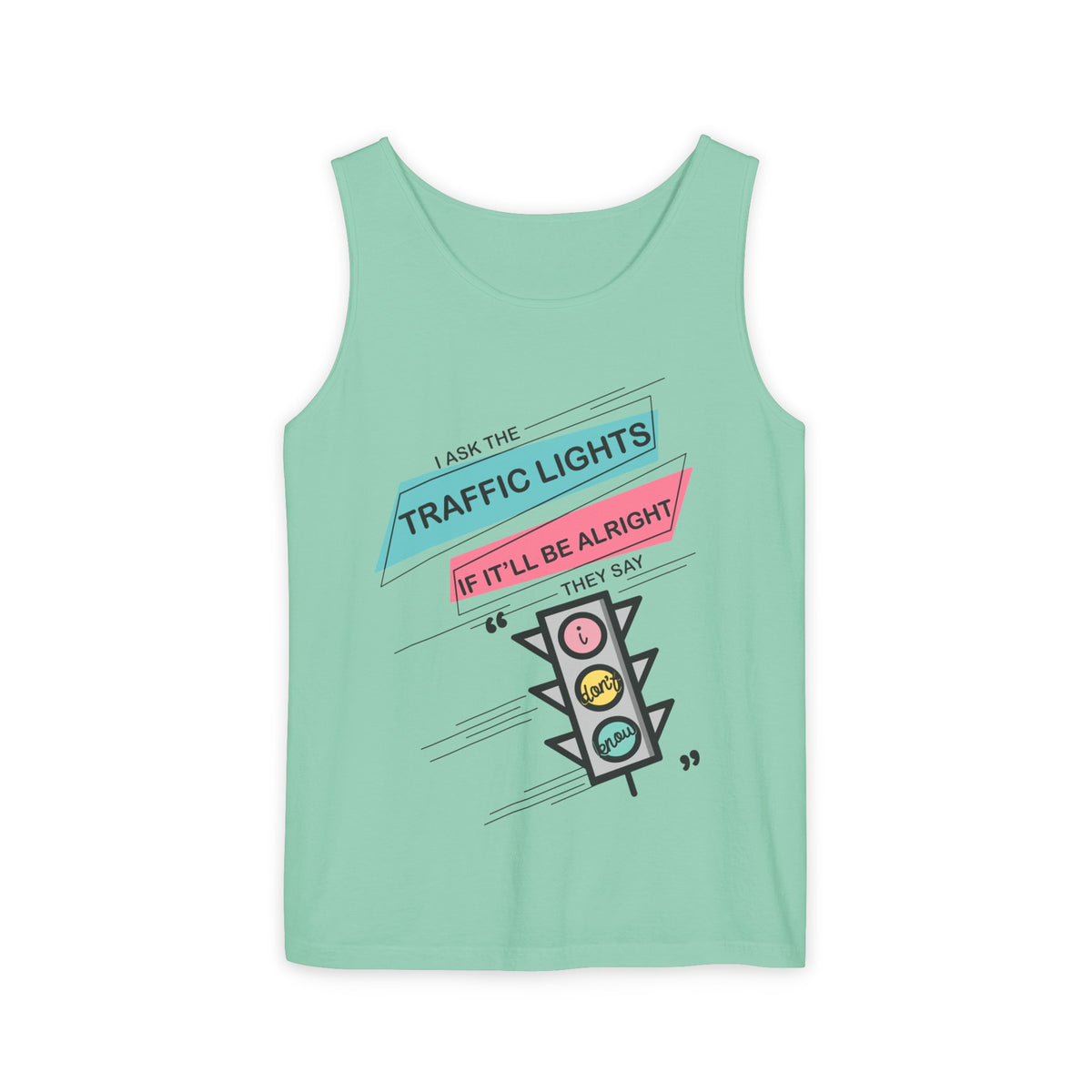 Traffic Lights Swiftie Comfort Colors Unisex Garment-Dyed Tank Top