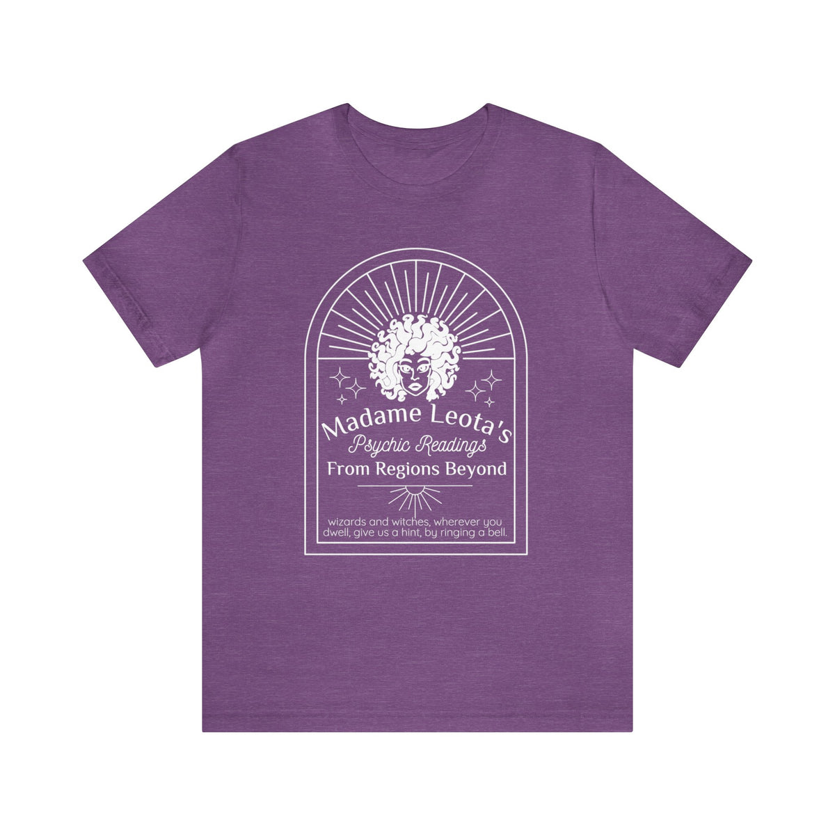 Madame Leota’s Psychic Readings Bella Canvas Unisex Jersey Short Sleeve Tee