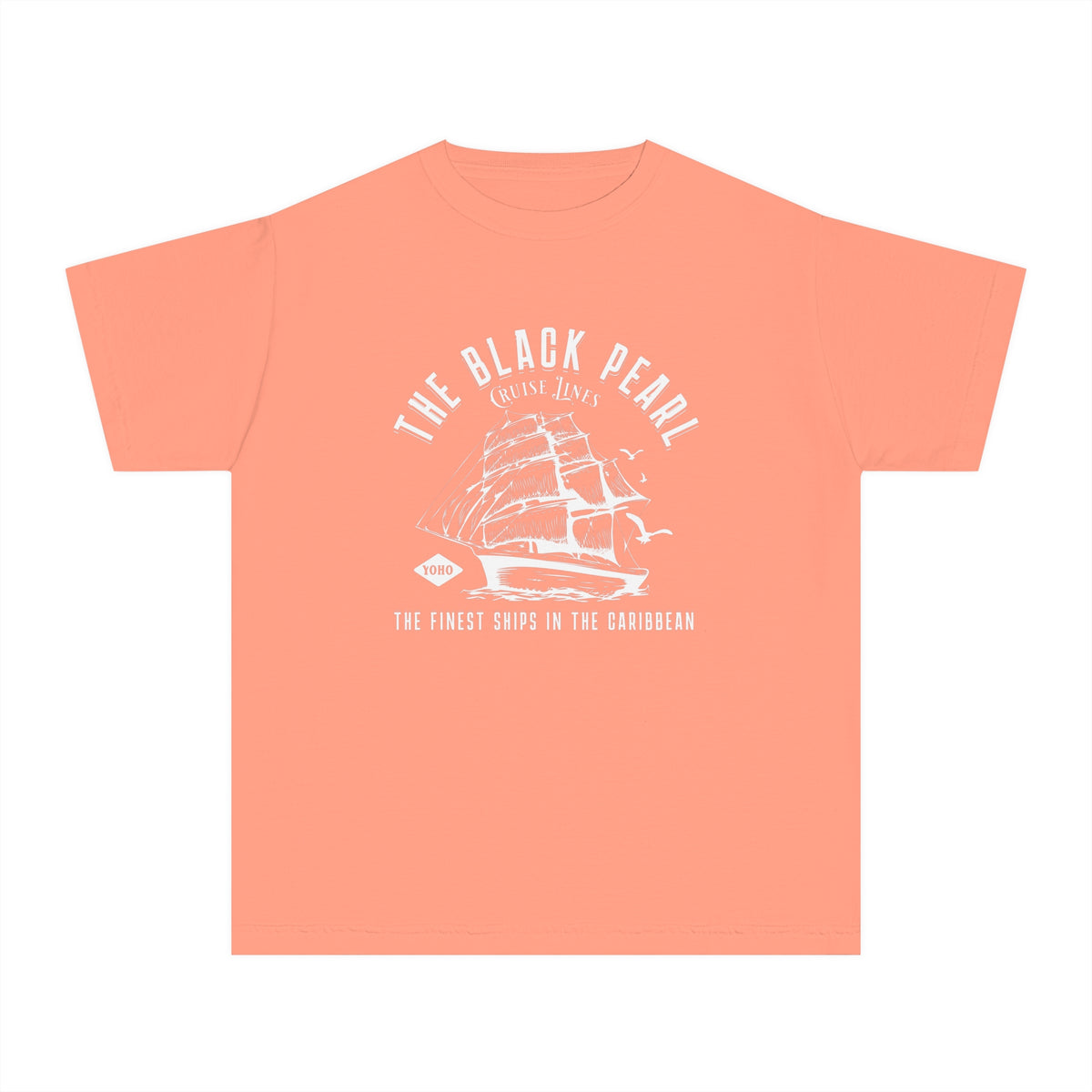 Black Pearl Cruise Lines Comfort Colors Youth Midweight Tee