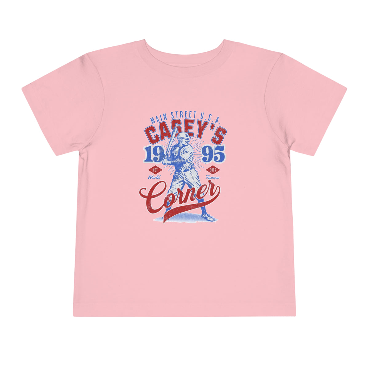 Casey’s Corner Distressed Bella Canvas Toddler Short Sleeve Tee