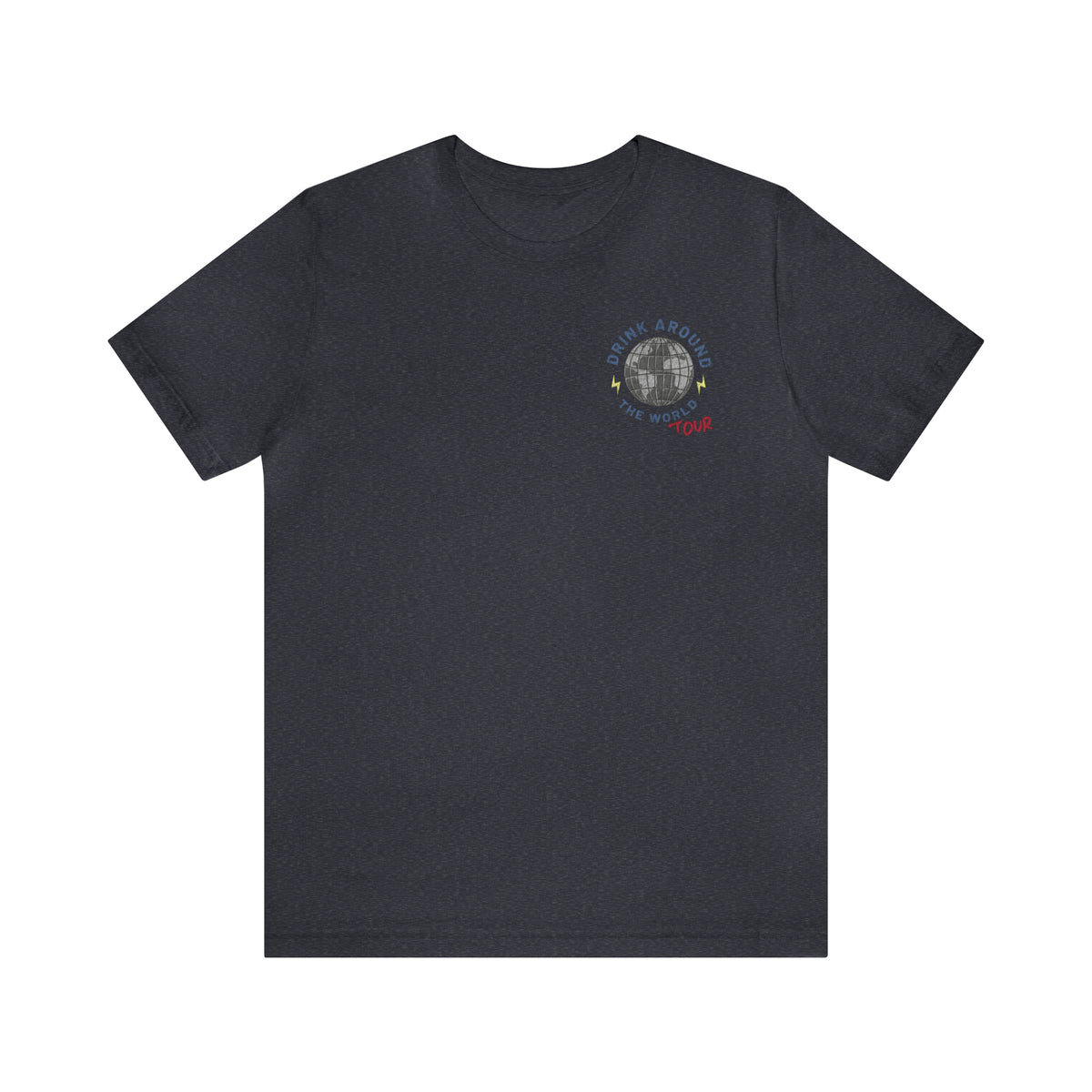 Drink Around The World Tour Bella Canvas Unisex Jersey Short Sleeve Tee