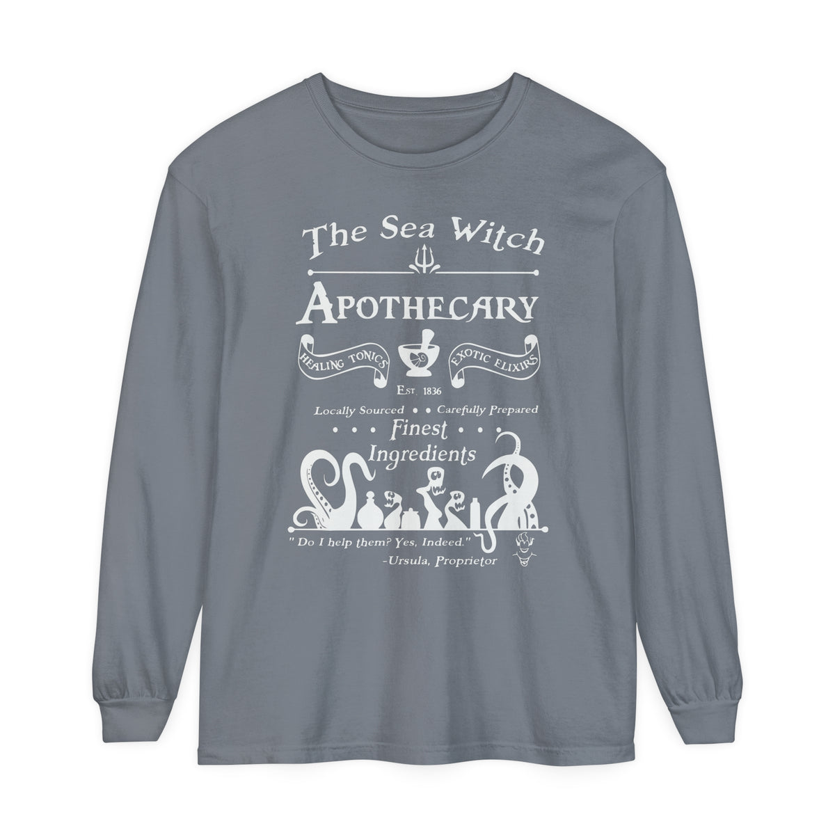 Sea Witch Apothecary Comfort Colors Unisex Garment-dyed Long Sleeve T-Shirt
