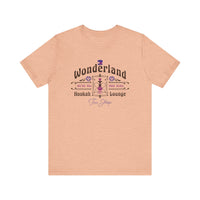 Wonderland Hookah Lounge Bella Canvas Unisex Jersey Short Sleeve Tee