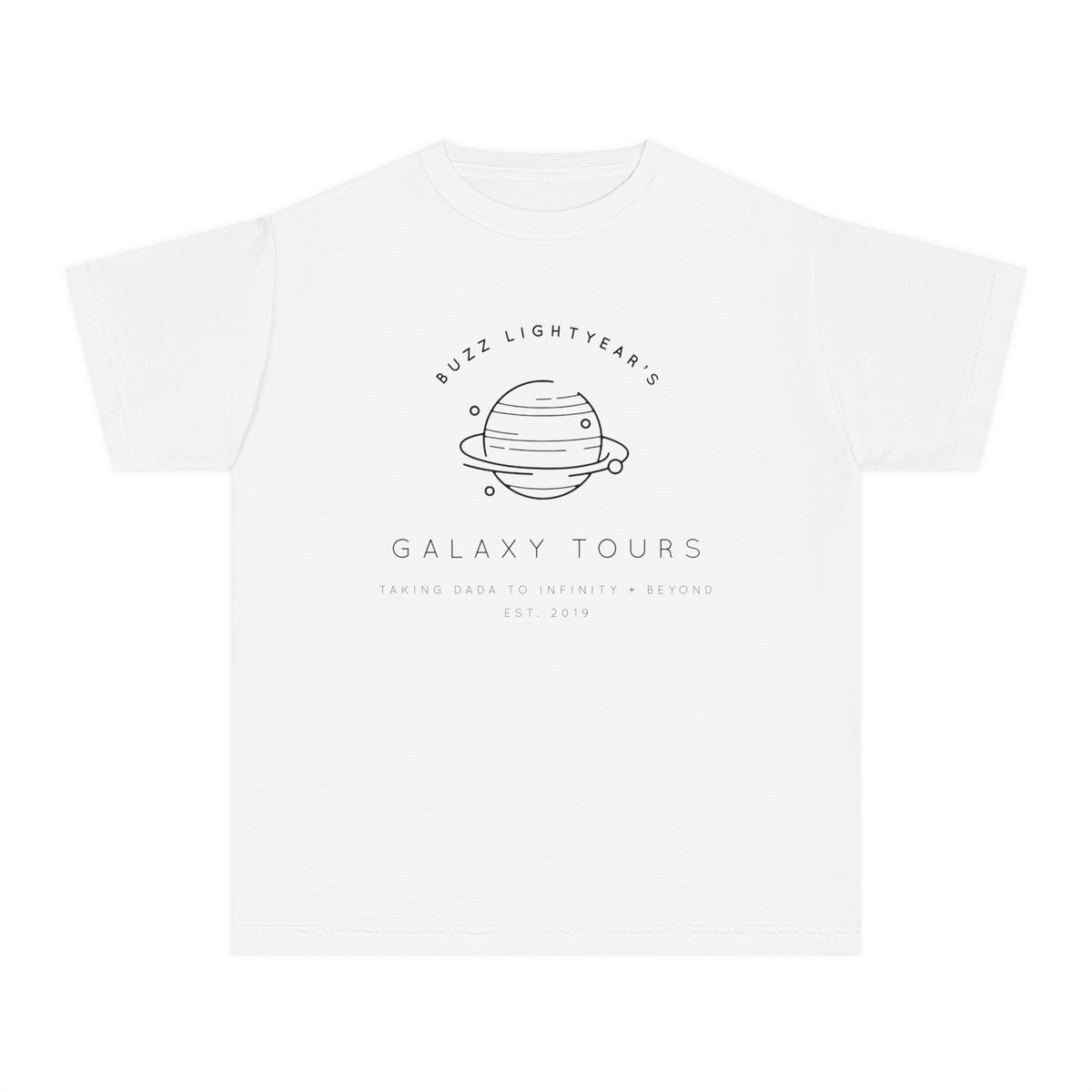Lightyear's Galaxy Tours Comfort Colors Youth Midweight Tee