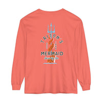 Triton's Mermaid Security Comfort Colors Unisex Garment-dyed Long Sleeve T-Shirt