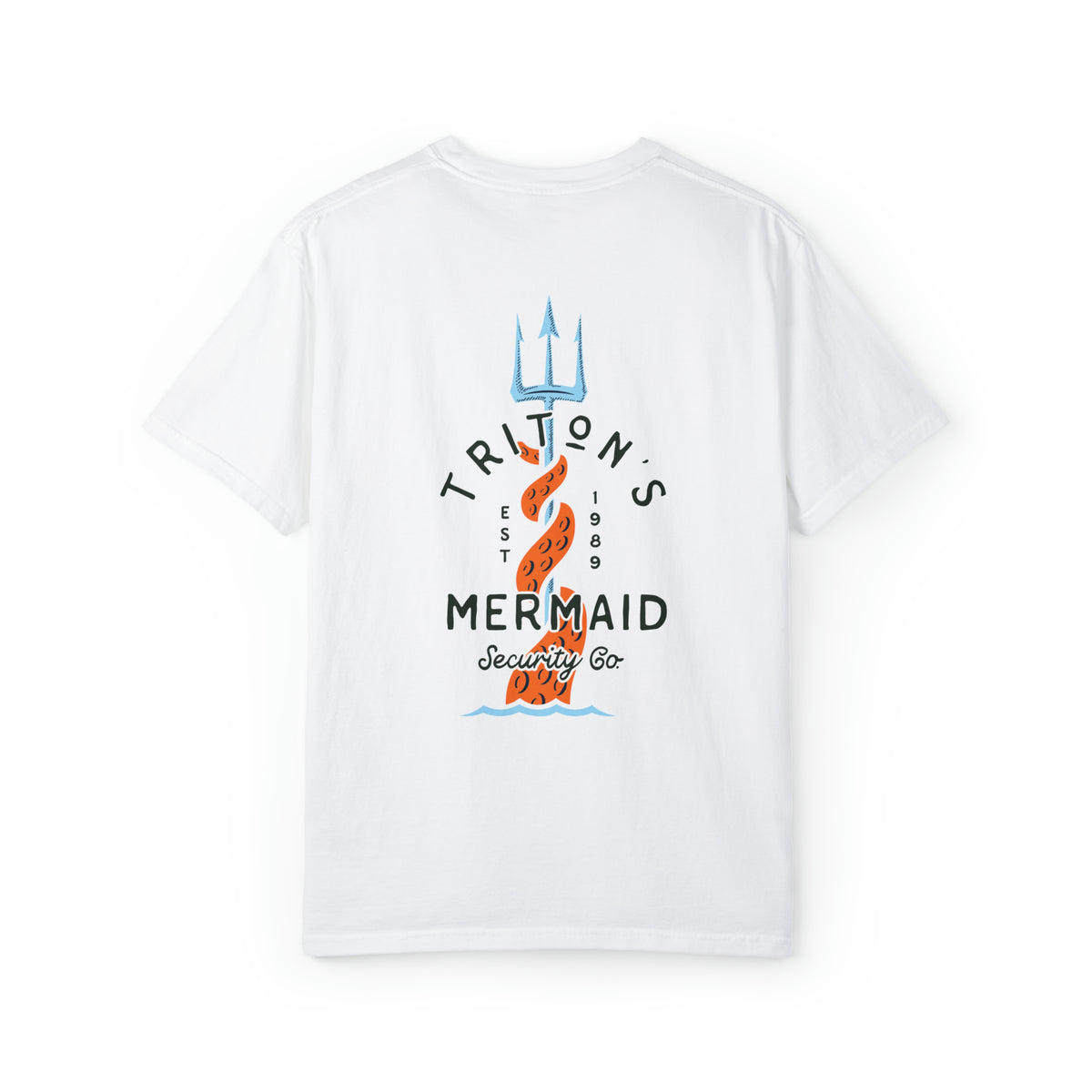 Triton's Mermaid Security Comfort Colors Unisex Garment-Dyed T-shirt